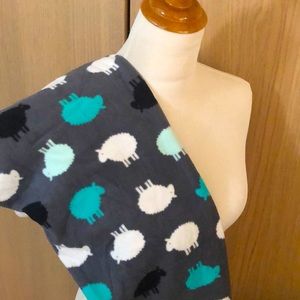 Charcoal Sheep Flannel PJ pants sheep NWOT